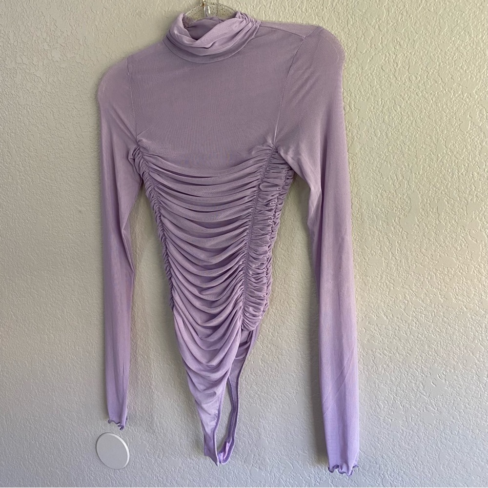 Free People Under It All Bodysuit Lilac Haze - Picture 6 of 9